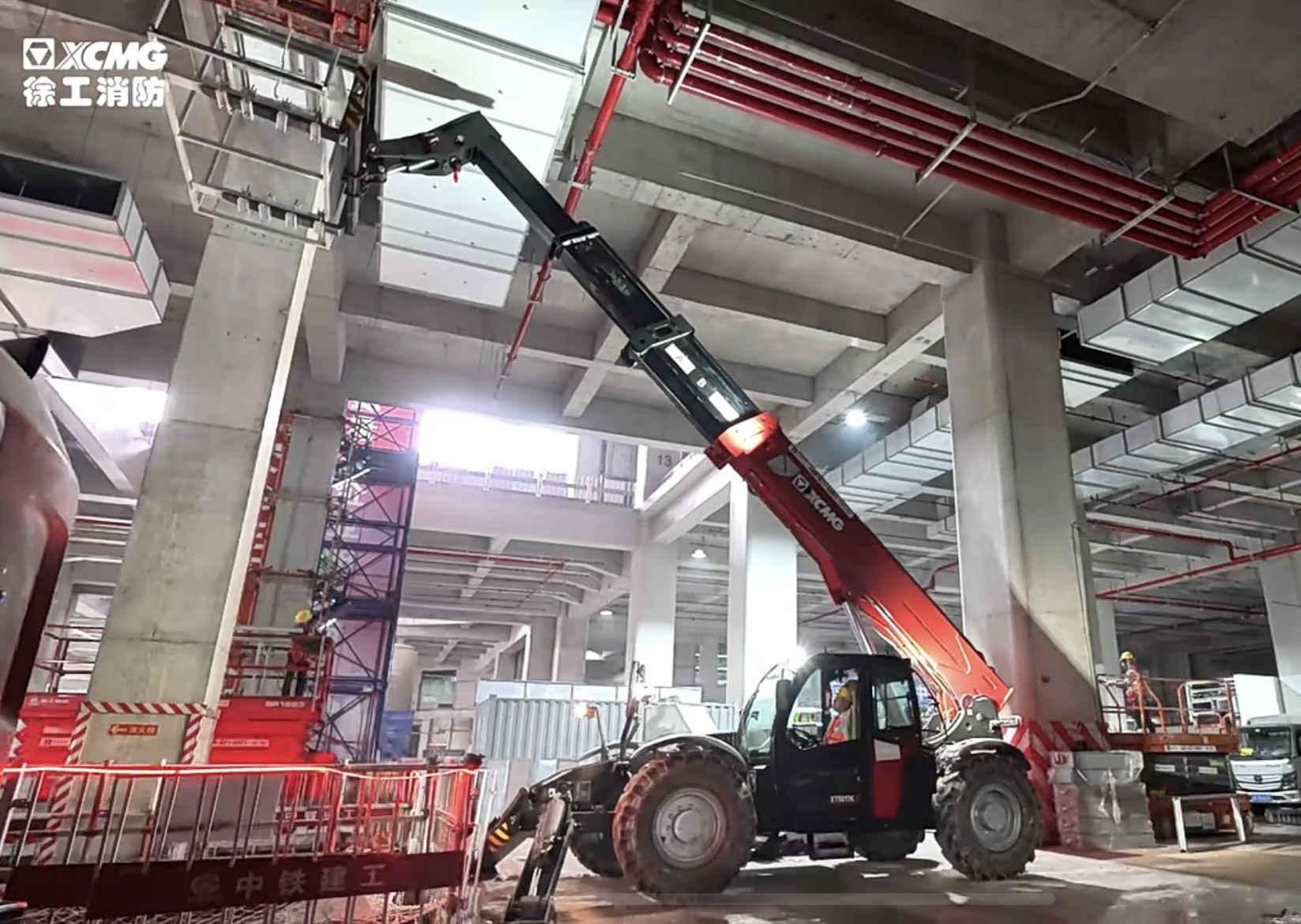 客户用了都说好！Z6人生就是博XT5017K伸缩臂叉装车施工纪实